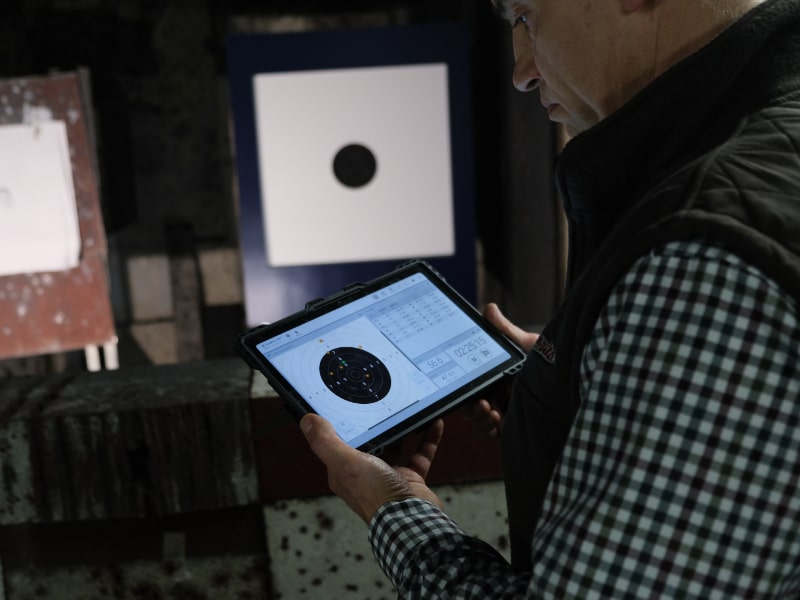 SQ80 electronic scoring target with software